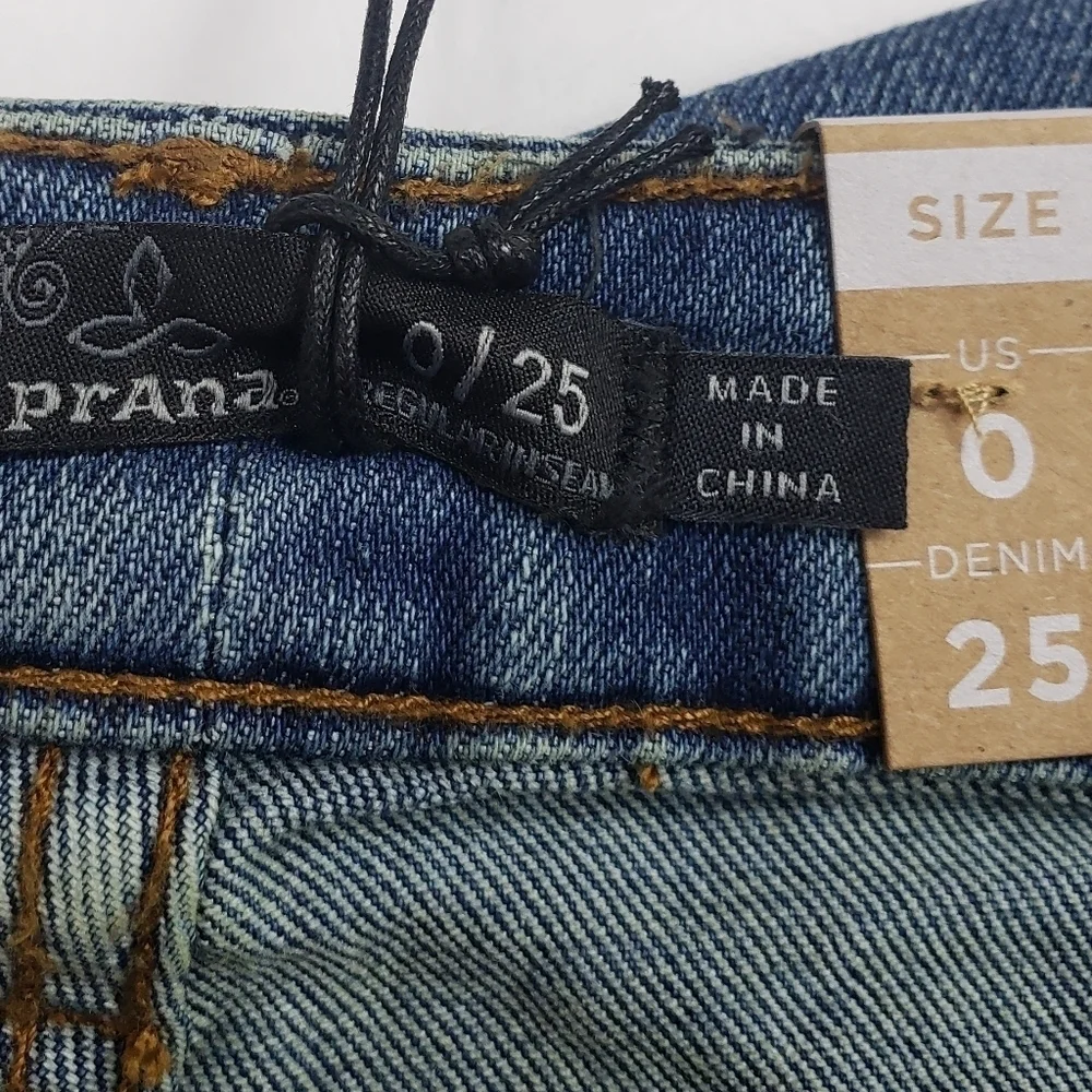 prAna Sienna Jeans True Blue Size 25 - Picture 13 of 14